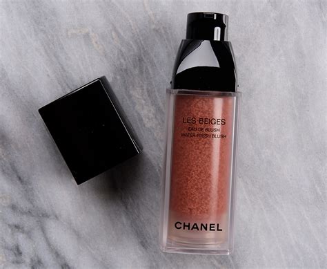 chanel water blush swatches|chanel light peach blush.